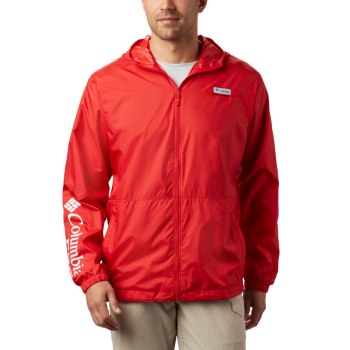 Columbia Jas Heren, PFG Three Streams Windbreaker Rood, 32CEIMZPJ